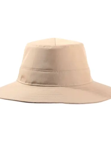 Regenhut Sympatex in Sand mit breiter Krempe