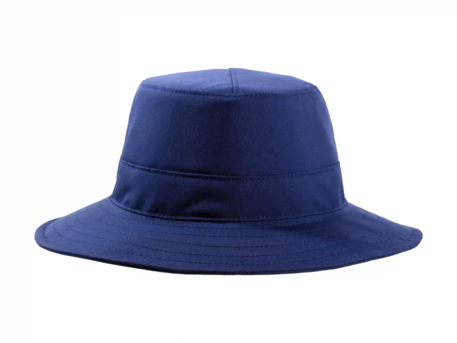 Regenhut Sympatex in Blau mit breiter Krempe