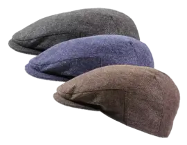 Schiebermütze "Pure Wool Herringbone"