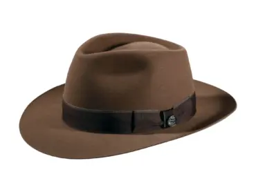 Fedora Bogart Biberhaar – Luxushut, handgefertigt in der Schweiz