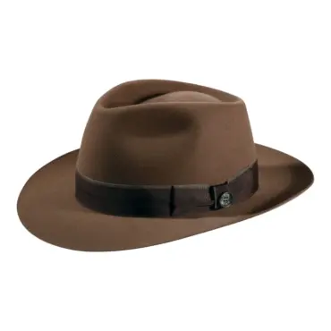 Fedora Bogart Biberhaar – Luxushut, handgefertigt in der Schweiz