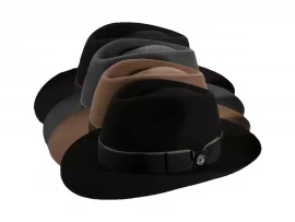 Filzhut Bogart aus reinem Biberhaar