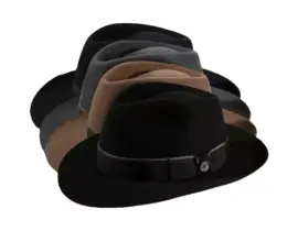 Fedora Bogart Biberhaar – Luxushut, handgefertigt in der Schweiz
