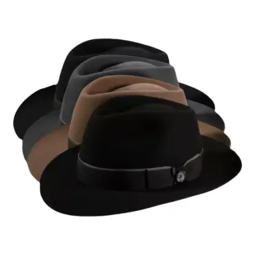 Fedora Bogart Biberhaar – Luxushut, handgefertigt in der Schweiz