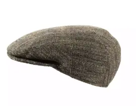 Schiebermütze mit Quermuster