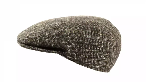 Schiebermütze mit Quermuster