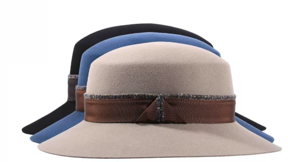 Damenhut Cloche "cashmere base"