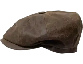 Dächlimütze echt Leder antik