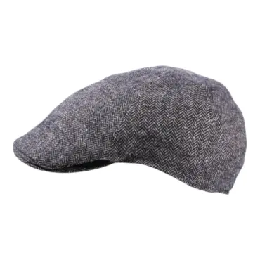 Schiebermütze Tiziano mit Herringbone-Muster, Handarbeit Risa