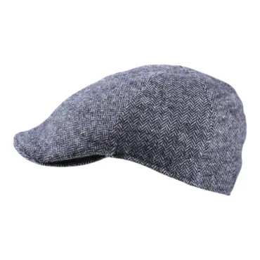 Schiebermütze Tiziano mit Herringbone-Muster, Handarbeit Risa