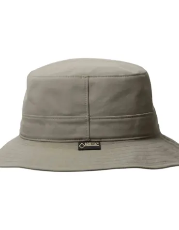 Regenhut Goretex in Beige mit breiter Krempe