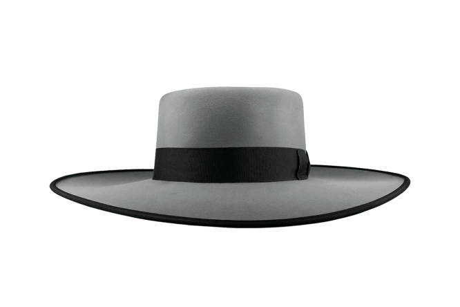 Buckaroo Westernhut mit breiter Krempe und ikonischer Masche