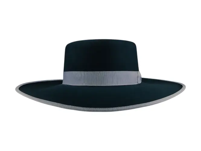 Buckaroo Westernhut mit breiter Krempe und ikonischer Masche
