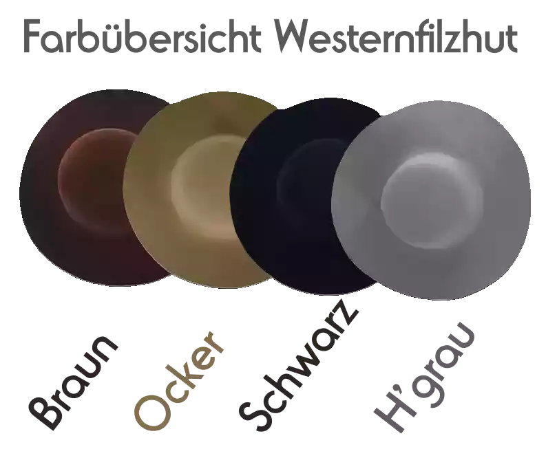 Open Crown - Old West Filzhut – Bild 10