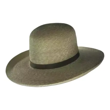 Western Strohhut OPEN CROWN aus Weizenstroh – Handgefertigt in der Schweiz