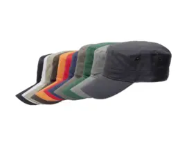 Cubamütze aus Baumwolle mit Rebsband in elf Farben