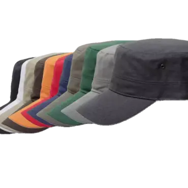 Cubamütze aus Baumwolle mit Rebsband in elf Farben