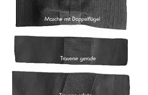 Hutmasche aus Rebs