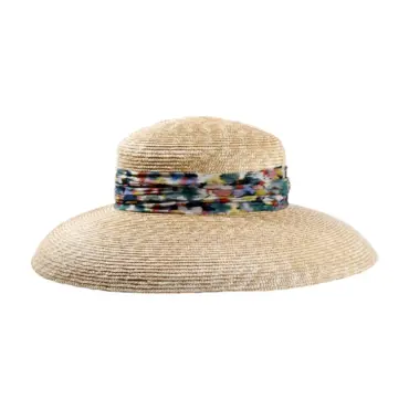 Damencloche mit Floralem Hutband