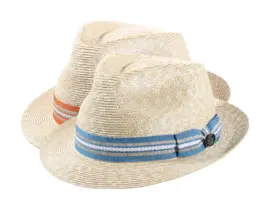 Sommerhut Trilby aus Stroh