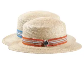 Damenhut Cloche aus Stroh