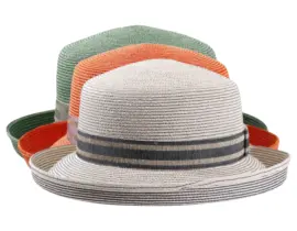 Damen Aufschlaghut Hanf "Leinengarniert"