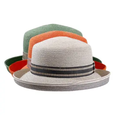 Damen Aufschlaghut Hanf "Leinengarniert"