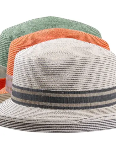 Damen Aufschlaghut Hanf "Leinengarniert"