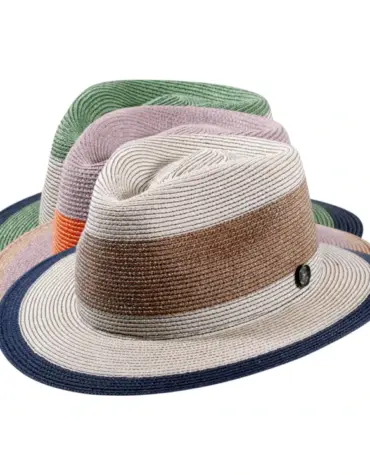 Fedora Traveler Hanf "blockcolors"