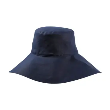 Damenaufschlaghut aus Leinen in Weiß, Hellbeige und Marineblau