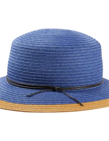 Damencloche Bast rollbar mit Kordel