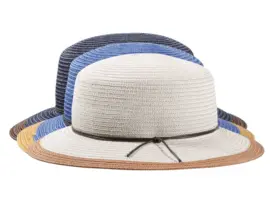 Damencloche Bast rollbar mit Kordel