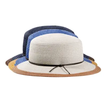 Damencloche Bast rollbar mit Kordel