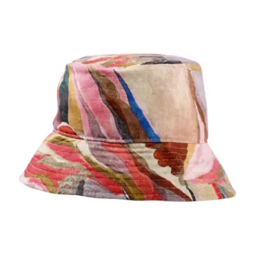 Bucket Sommerhut Multicolor Rot