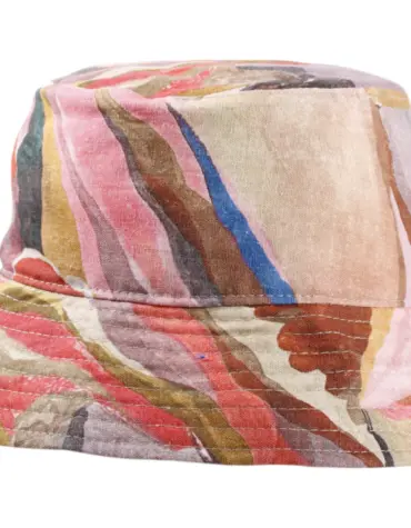 Bucket Sommerhut Multicolor Rot