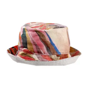 Bucket Sommerhut Multicolor Rot
