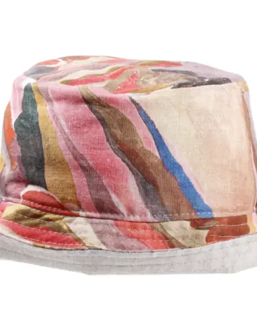 Bucket Sommerhut Multicolor Rot