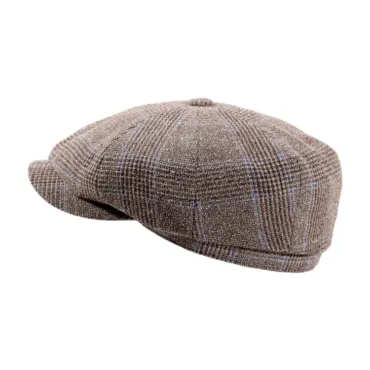 Paperboy Mütze schmal in Mittelbraun