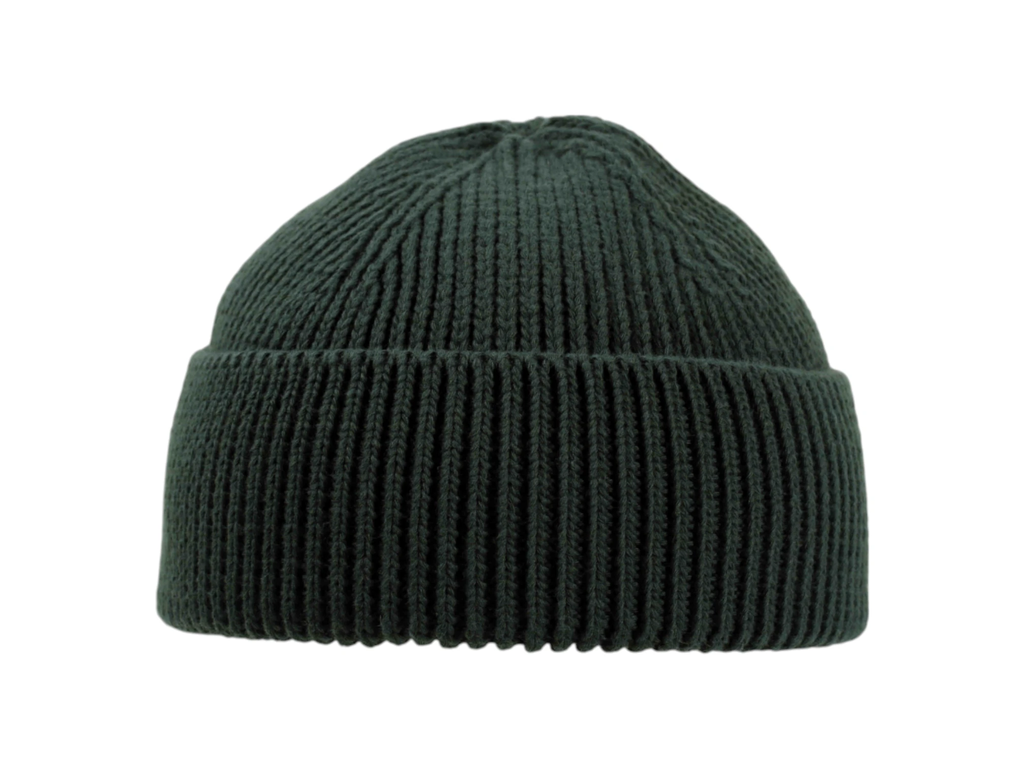 Sommer Strickmütze uni in Schwarz, Olive und Marine