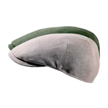 Schiebermütze aus Leinen