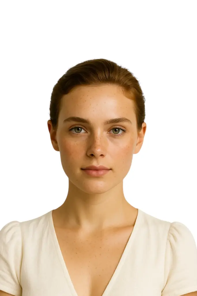 Gesicht junge Frau