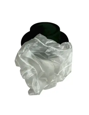 Durchsichtiger Regenschutz-Überzug für Westernhüte aus Kunststoff