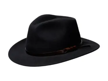 Filzhut Country Crushable aus Wollfilz mit Lederband