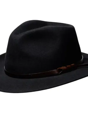 Filzhut Country Crushable aus Wollfilz mit Lederband