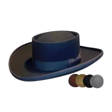 Gambler Premium Filzhut – inspiriert von Wild Wild West, handgefertigt