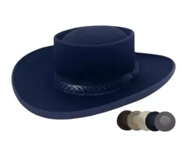 Gambler Premium biberhut – inspiriert von Wild Wild West, handgefertigt