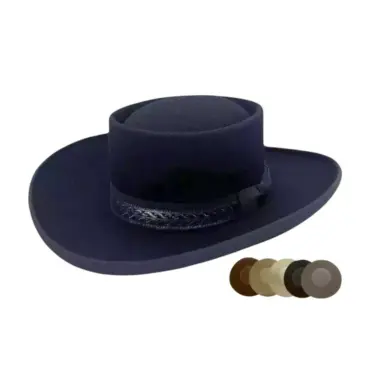 Gambler Premium biberhut – inspiriert von Wild Wild West, handgefertigt