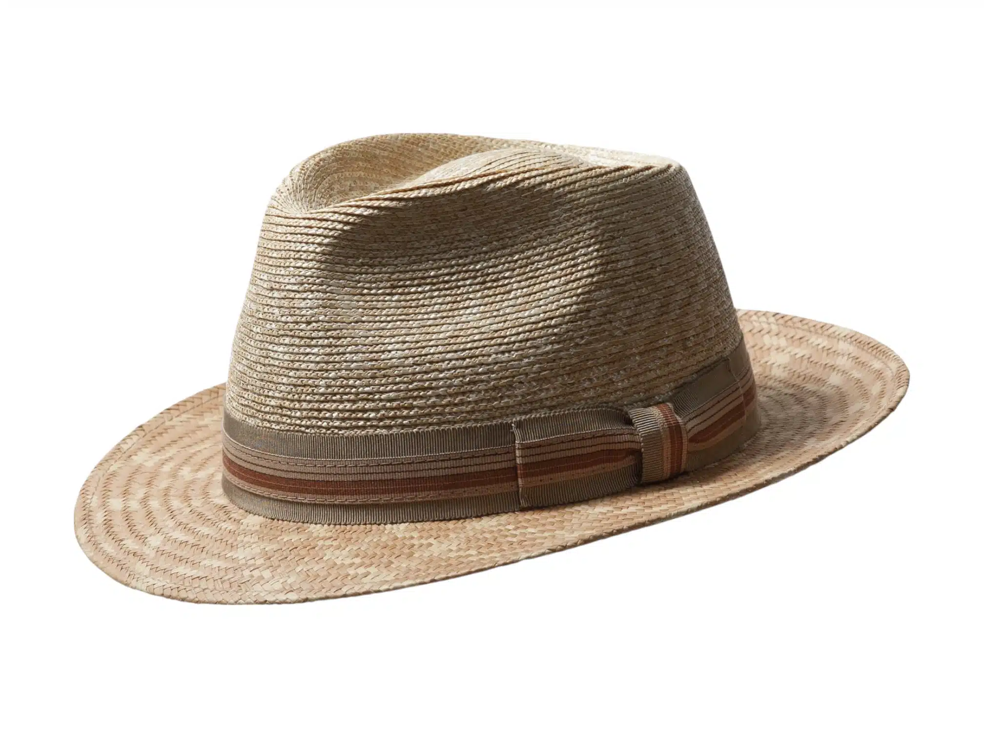 Panama-/Strohhut Freiamt HermetschwilerIn natur mit cognacfarbenem Doppelband