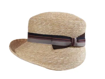 Panama Strohhut City natur/rost mit farbigem Rebsband