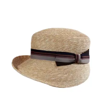 Panama Strohhut City natur/rost mit farbigem Rebsband